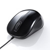 MA-BL9BK 静音有線ブルーLEDマウス(ブラック) MA-BL9BK / 静音有線ブルーLEDマウス(ブラック)