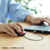 MA-BLC122BK USB Type-C巻取りマウス(ブラック) MA-BLC122BK / USB Type-C巻取りマウス(ブラック)