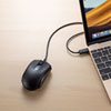 MA-BLC158BK 有線Type-CブルーLEDマウス(ブラック) MA-BLC158BK / 有線Type-CブルーLEDマウス(ブラック)