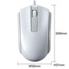 MA-BLC158W 有線Type-CブルーLEDマウス(ホワイト) MA-BLC158W / 有線Type-CブルーLEDマウス(ホワイト)