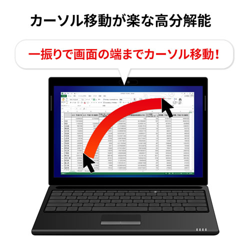 MA-BLC194SBK / 有線Type-CブルーLEDマウス（静音タイプ）