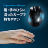 MA-BTBL120BK Bluetooth ブルーLEDマウス(ブラック) MA-BTBL120BK / Bluetooth ブルーLEDマウス(ブラック)