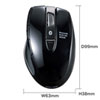 MA-BTBL121BK Bluetoothマルチペアリングマウス MA-BTBL121BK / Bluetoothマルチペアリングマウス