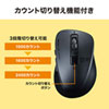 MA-BTBL155BL 静音Bluetooth 5.0 ブルーLEDマウス(5ボタン・ブルー) MA-BTBL155BL / 静音Bluetooth 5.0 ブルーLEDマウス(5ボタン・ブルー)