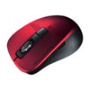 MA-BTBL155R 静音Bluetooth 5.0 ブルーLEDマウス(5ボタン・レッド) MA-BTBL155R / 静音Bluetooth 5.0 ブルーLEDマウス(5ボタン・レッド)