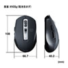 MA-BTBL162BK Bluetooth 5.0 ブルーLEDマウス(ブラック) MA-BTBL162BK / Bluetooth 5.0 ブルーLEDマウス(ブラック)