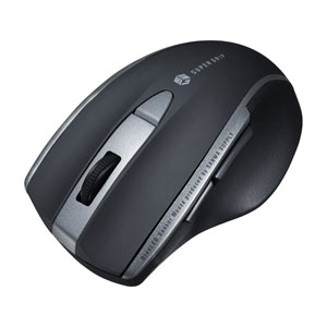 MA-BTBL167BK / 静音BluetoothブルーLEDマウス(5ボタン)