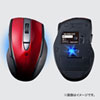 MA-BTBL167R 静音BluetoothブルーLEDマウス(5ボタン) MA-BTBL167R / 静音BluetoothブルーLEDマウス(5ボタン)