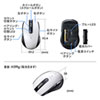MA-BTBL171W Bluetooth 4.0 ブルーLEDマウス(5ボタン・左右対称・ホワイト) MA-BTBL171W / Bluetooth 4.0 ブルーLEDマウス(5ボタン・左右対称・ホワイト)