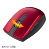MA-BTBL24R Bluetooth ブルーLEDマウス(レッド) MA-BTBL24R / Bluetooth ブルーLEDマウス(レッド)