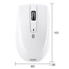 MA-BTBL24W Bluetooth ブルーLEDマウス(ホワイト) MA-BTBL24W / Bluetooth ブルーLEDマウス(ホワイト)