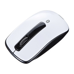 MA-BTBL26W / Bluetooth3.0 ブルーLEDマウス(ホワイト)