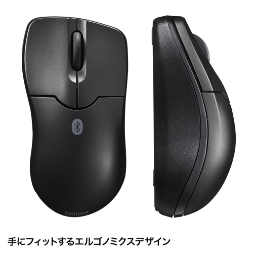 MA-BTBL27BK / Bluetooth3.0 ブルーLEDマウス（ブラック）