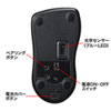 MA-BTBL27R Bluetooth3.0 ブルーLEDマウス(レッド) MA-BTBL27R / Bluetooth3.0 ブルーLEDマウス(レッド)