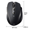 MA-BTBL28BK Bluetooth3.0 ブルーLED静音マウス(ブラック) MA-BTBL28BK / Bluetooth3.0 ブルーLED静音マウス(ブラック)