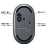 MA-BTC01JS-GB 静音Bluetoothワイヤレスマウス(充電式・ブラック) MA-BTC01JS-GB / 静音Bluetoothワイヤレスマウス(充電式・ブラック)