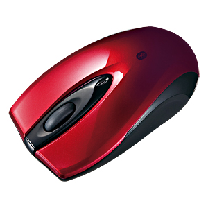 MA-BTH16R / ブルートゥースオプティカルマウス(レッド)