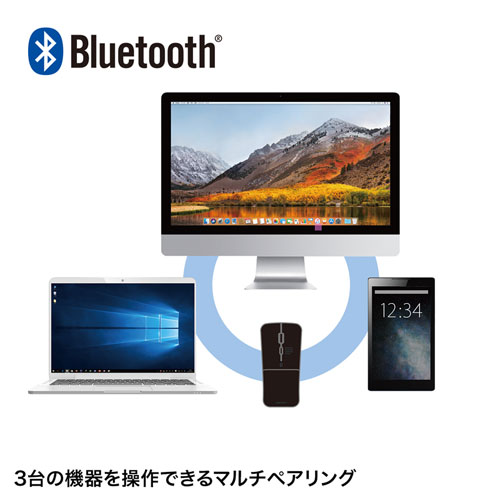 MA-BTIR116BKN / 静音Bluetooth5.0 IR LEDマウス