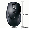 MA-BTLS17BK ブルートゥースレーザーマウス(ブラック) MA-BTLS17BK / ブルートゥースレーザーマウス(ブラック)