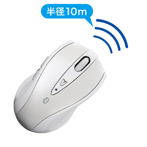 MA-BTLS23W / Bluetoothレーザーマウス(ホワイト)
