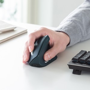 わずか62g、従来エルゴマウスより約40%軽量、手首への負担を軽減するエルゴノミクスマウスを発売