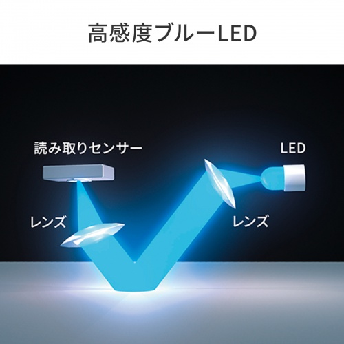 MA-EBBS536BL / 軽量静音Bluetoothエルゴノミクスマウス(充電式・5ボタン)