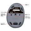 MA-EWBBS522BK 静音ワイヤレス コンボ 小型エルゴノミクスマウス(充電式・5ボタン・ブラック) MA-EWBBS522BK / 静音ワイヤレス コンボ 小型エルゴノミクスマウス(充電式・5ボタン・ブラック)