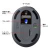 MA-EWBBS528LBK / 静音ワイヤレスエルゴノミクスコンボマウス（2.4GHzワイヤレス＋Bluetooth・高さ58mm）