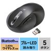 MA-EWBBS528LBK / 静音ワイヤレスエルゴノミクスコンボマウス（2.4GHzワイヤレス＋Bluetooth・高さ58mm）