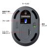 MA-EWBBS528MBK / 静音ワイヤレスエルゴノミクスコンボマウス（2.4GHzワイヤレス＋Bluetooth・高さ45mm）