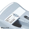 MA-IPWBS302BL / 静音ワイヤレスブルーLEDマウス　イオプラス（スカイブルー）