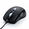 MA-IR125BK 有線IR LEDマウス(ダブルクリックボタン付き・ブラック) MA-IR125BK / 有線IR LEDマウス(ダブルクリックボタン付き・ブラック)