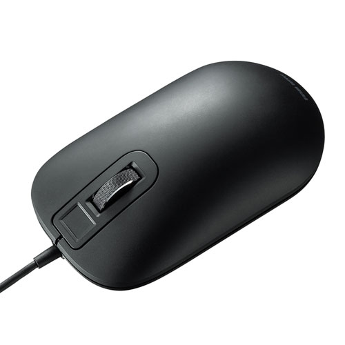 MA-IRFP139BK / 指紋認証マウス（ブラック）
