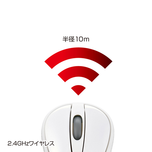 MA-IRW22W / 超小型ワイヤレスIRセンサーマウス（ホワイト）