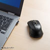 MA-KSW5BK ワイヤレスブルーLEDマウス MA-KSW5BK / ワイヤレスブルーLEDマウス