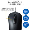 MA-LS176BK 有線レーザーマウス(ブラック) MA-LS176BK / 有線レーザーマウス(ブラック)