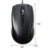 MA-LS21BK 有線レーザーマウス(ブラック) MA-LS21BK / 有線レーザーマウス(ブラック)