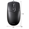 MA-LS22BK 有線レーザーマウス(ブラック) MA-LS22BK / 有線レーザーマウス(ブラック)