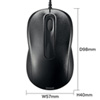 MA-LS26BK 有線レーザーマウス(ブラック) MA-LS26BK / 有線レーザーマウス(ブラック)