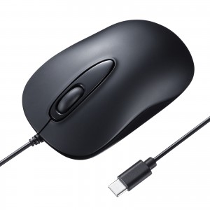 パソコンやタブレットで使用できる、USB Type-C接続の有線レーザーマウスを発売