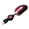 MA-LSMA3R ケーブル巻取りレーザーマウス(レッド) MA-LSMA3R / ケーブル巻取りレーザーマウス(レッド)
