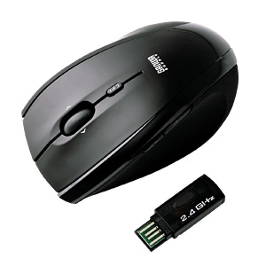 MA-LSW10BK / 2.4Gワイヤレスレーザーマウス(ブラック)