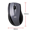 MA-LSW10DS 2.4Gワイヤレスレーザーマウス(ダークシルバー) MA-LSW10DS / 2.4Gワイヤレスレーザーマウス(ダークシルバー)