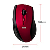 MA-LSW10R 2.4Gワイヤレスレーザーマウス(レッド) MA-LSW10R / 2.4Gワイヤレスレーザーマウス(レッド)