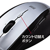 MA-LSW10S 2.4Gワイヤレスレーザーマウス(シルバー) MA-LSW10S / 2.4Gワイヤレスレーザーマウス(シルバー)