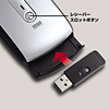 MA-LSW12R モバイルワイヤレスレーザーマウス(レッド) MA-LSW12R / モバイルワイヤレスレーザーマウス(レッド)