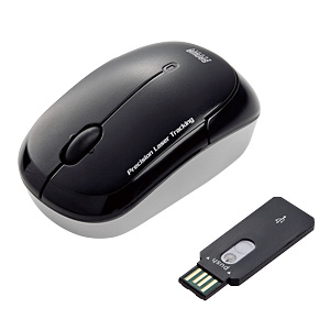 MA-LSW7BK / ワイヤレスレーザーマウス(ブラック)