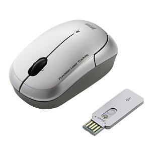 MA-LSW7S / ワイヤレスレーザーマウス(シルバー)