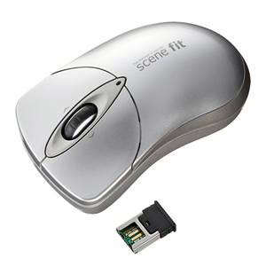 MA-LSWSFS / ワイヤレスレーザーマウスプレミアムscene fit(シルバー)