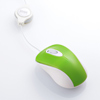 MA-MA6G ケーブル巻取り光学式マウス(グリーン) MA-MA6G / ケーブル巻取り光学式マウス(グリーン)